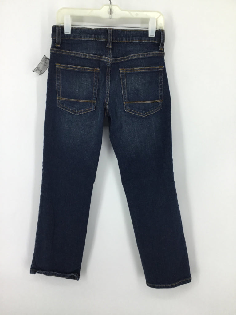Cat & Jack Child Size 8 Blue Solid Jeans - boys