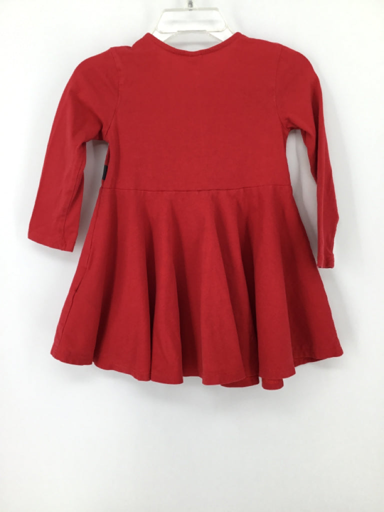 H & M Child Size 12 Months Red Christmas Dress