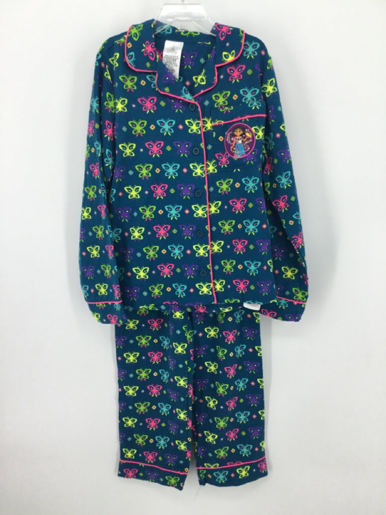 Disney Child Size 7 Teal Pajamas - girls