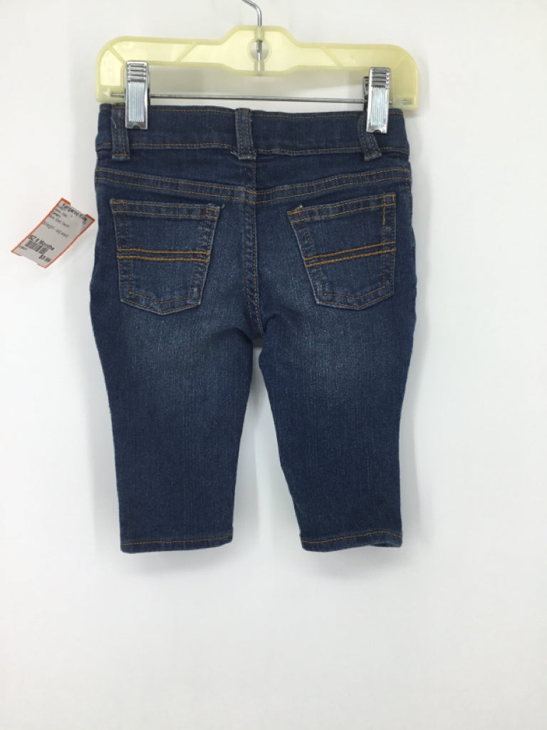 Carter's Child Size 6 Months Blue Solid Jeans - boys