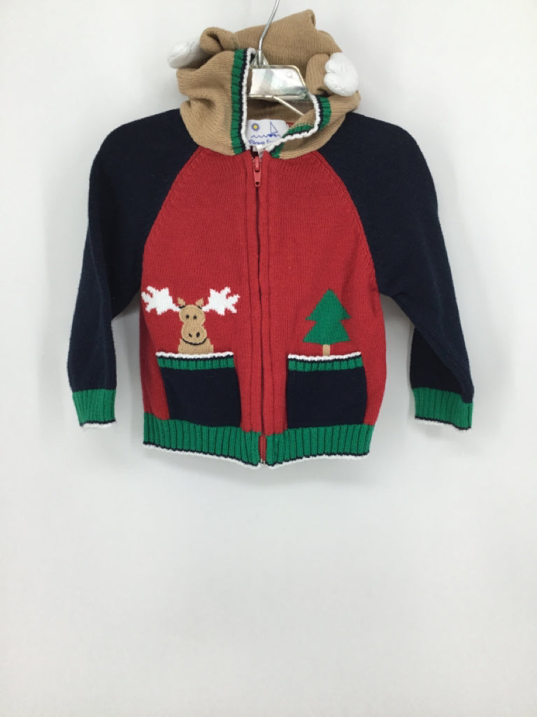 Florence Eiseman Child Size 24 Months Red Christmas Sweater