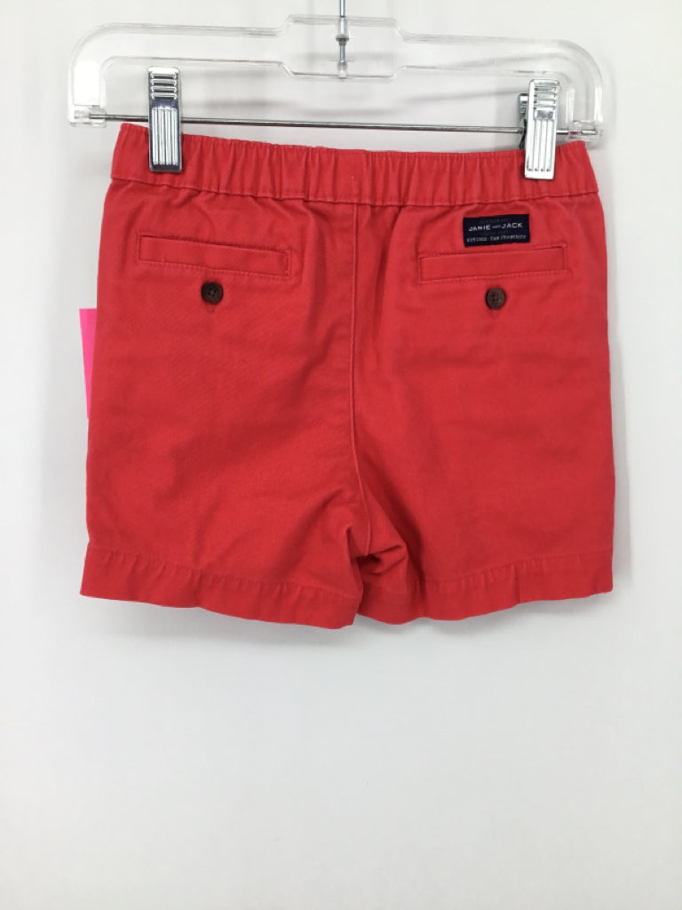 Janie and Jack Child Size 18-24 Months Coral Solid Shorts - boys