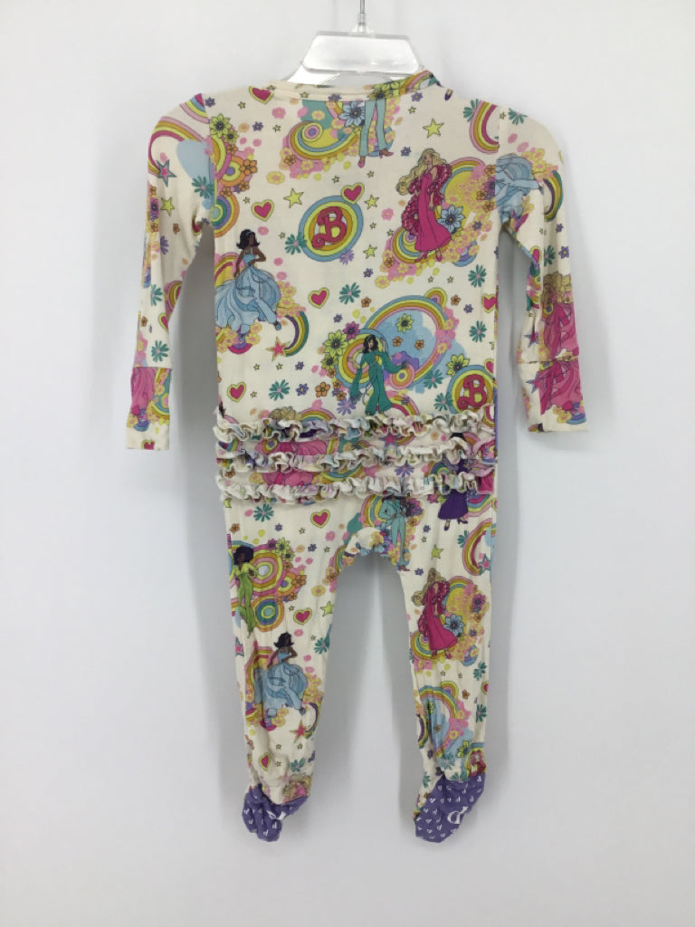 Posh Peanut + Barbie Child Size 3-6 Months Multi-Color Sleepers