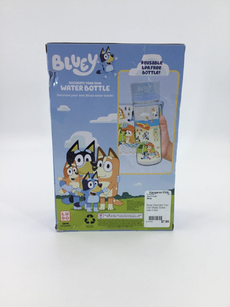 Bluey Decorate Your Own Water Bottle