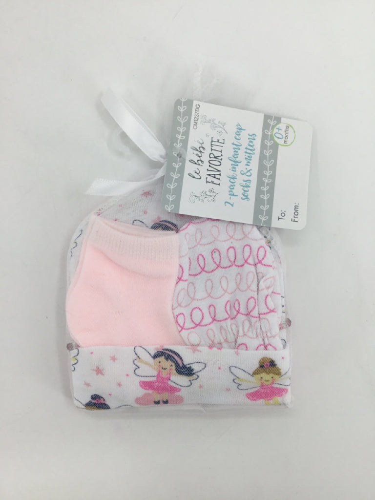 Le bebe Child Size Newborn Pink Hats - girls