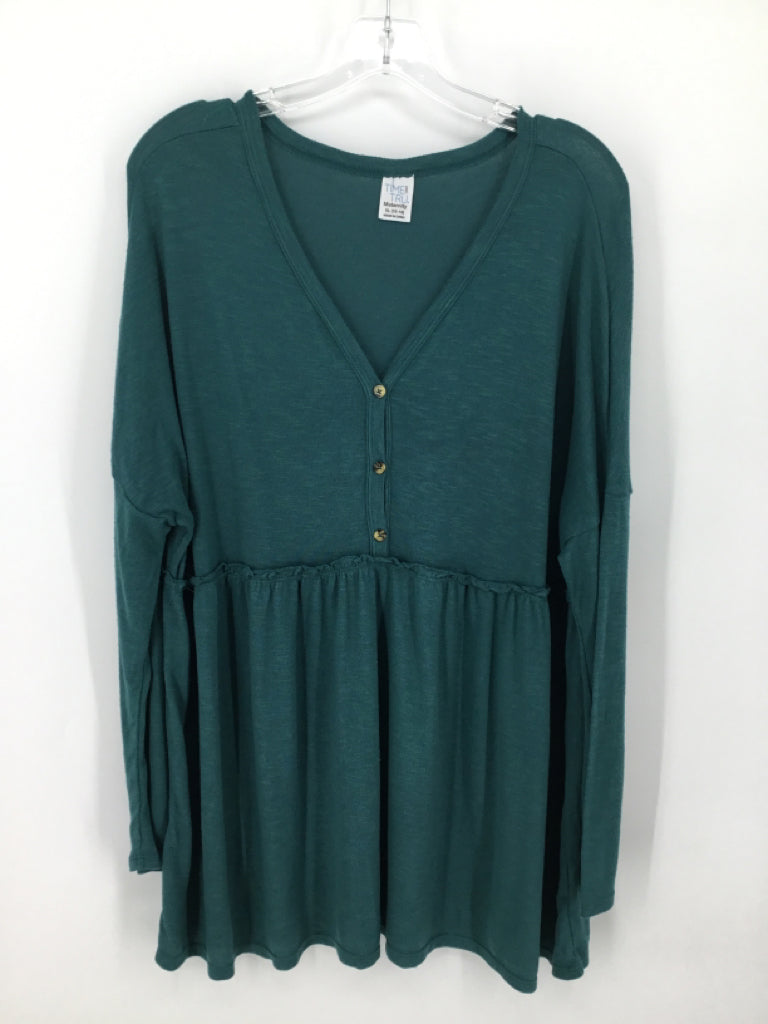 Time & Tru Size XL Cotton Blend Top