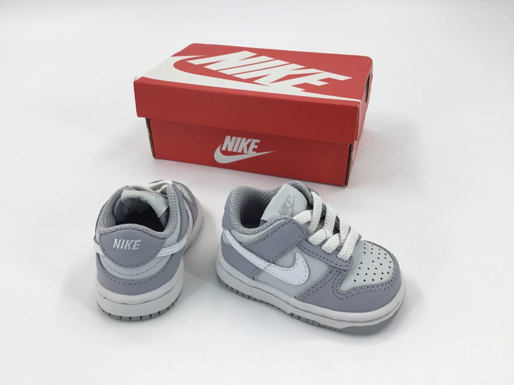Nike Child Size 2 Toddler Gray Sneakers