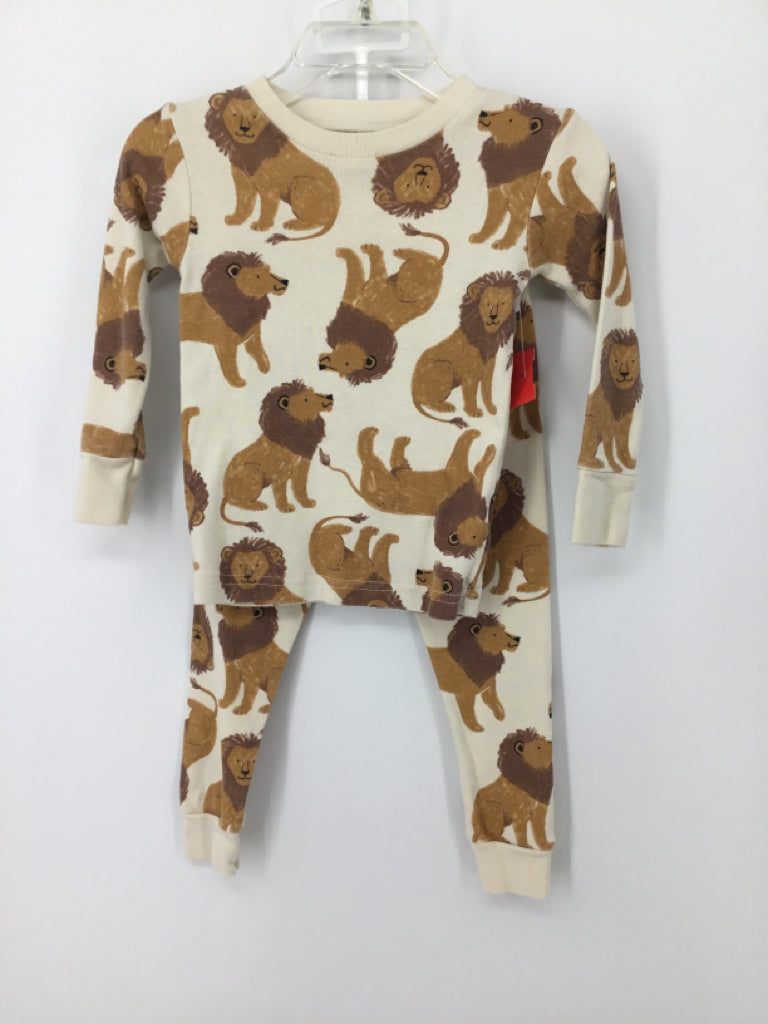 Just One You Made by Carters Child Size 18 Months Tan Animals Pajamas - boys
