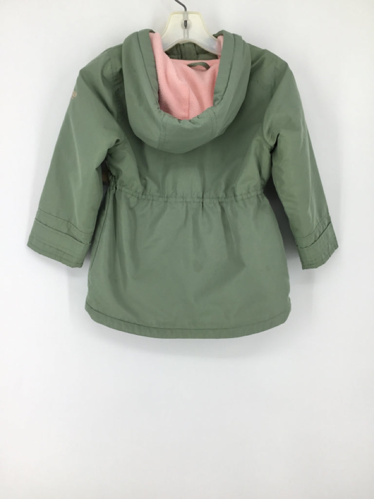 OshKosh B'gosh Child Size 4 Green Jacket - girls