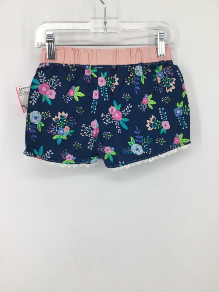 Olive & Peony Child Size 7 Blue Shorts - girls