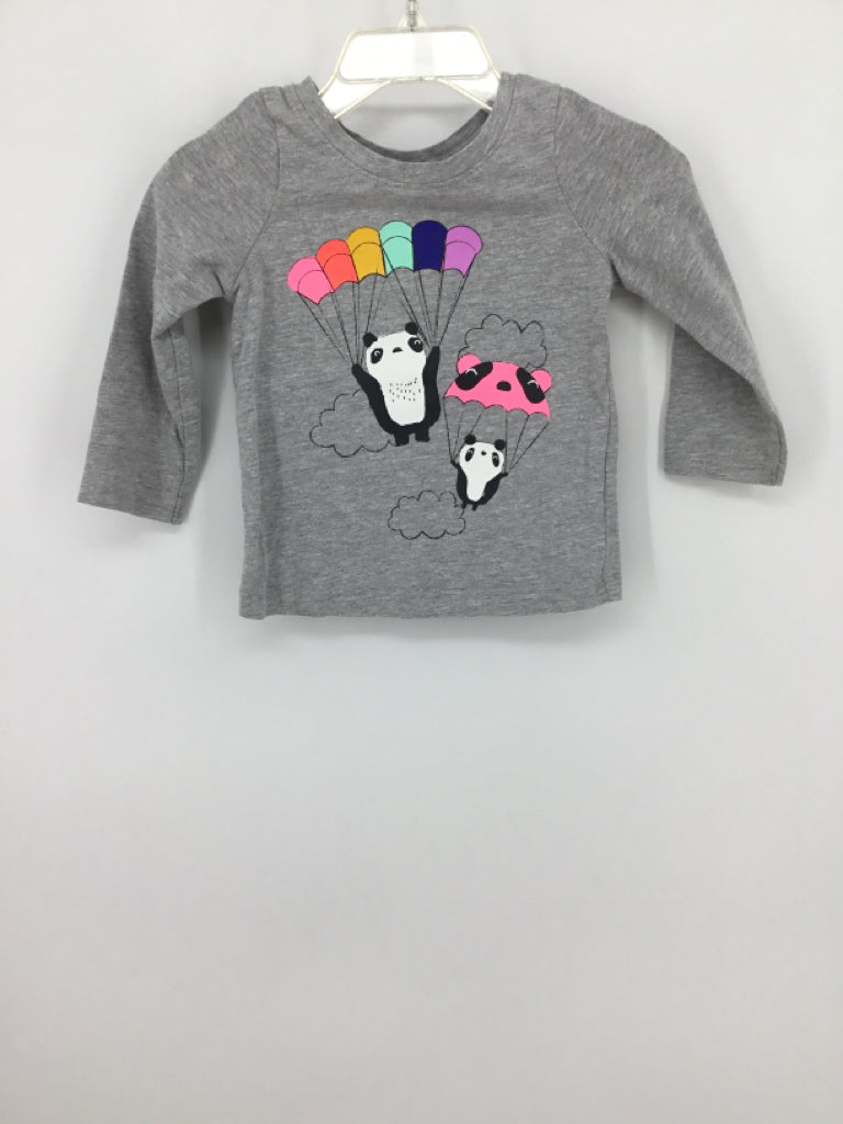Cat & Jack Child Size 12 Months Gray T-shirt - girls