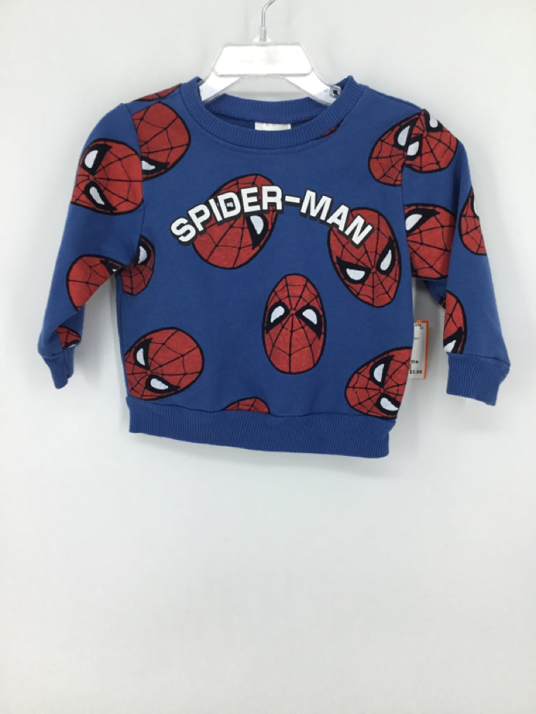 Marvel Child Size 18 Months Blue Character Sweatshirt - boys