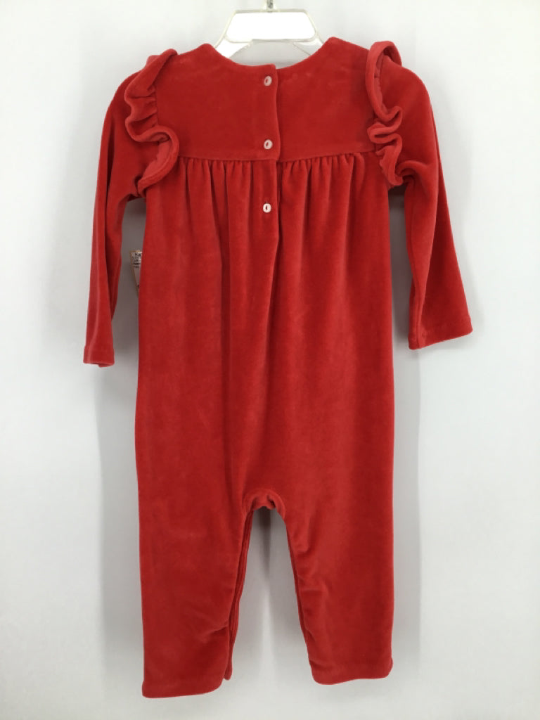 Ralph Lauren Child Size 12 Months Red Outfit - girls