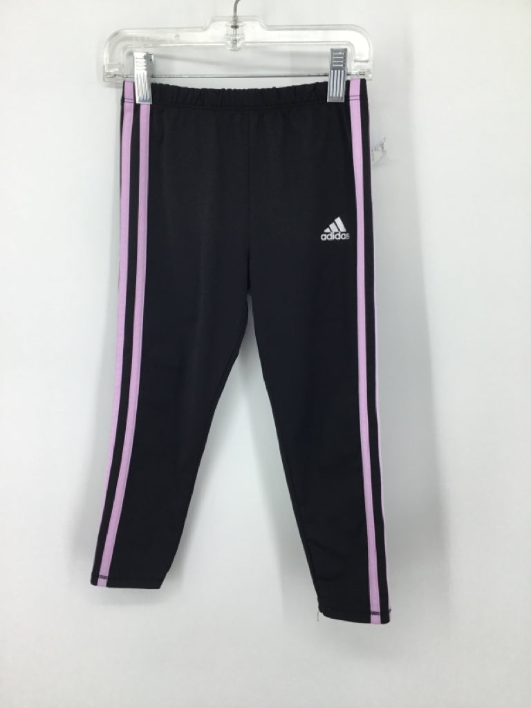 Adidas Child Size 7 Black Pants - girls