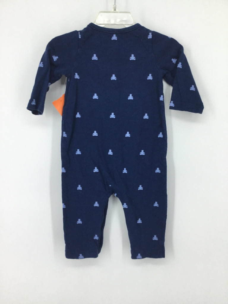 Baby Gap Child Size 3-6 Months Blue Print Outfit - boys
