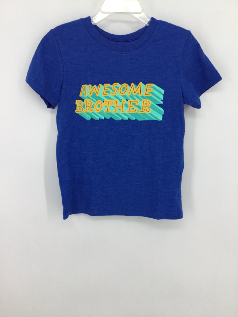 Cat & Jack Child Size 4 Blue screen printed T-shirt - boys