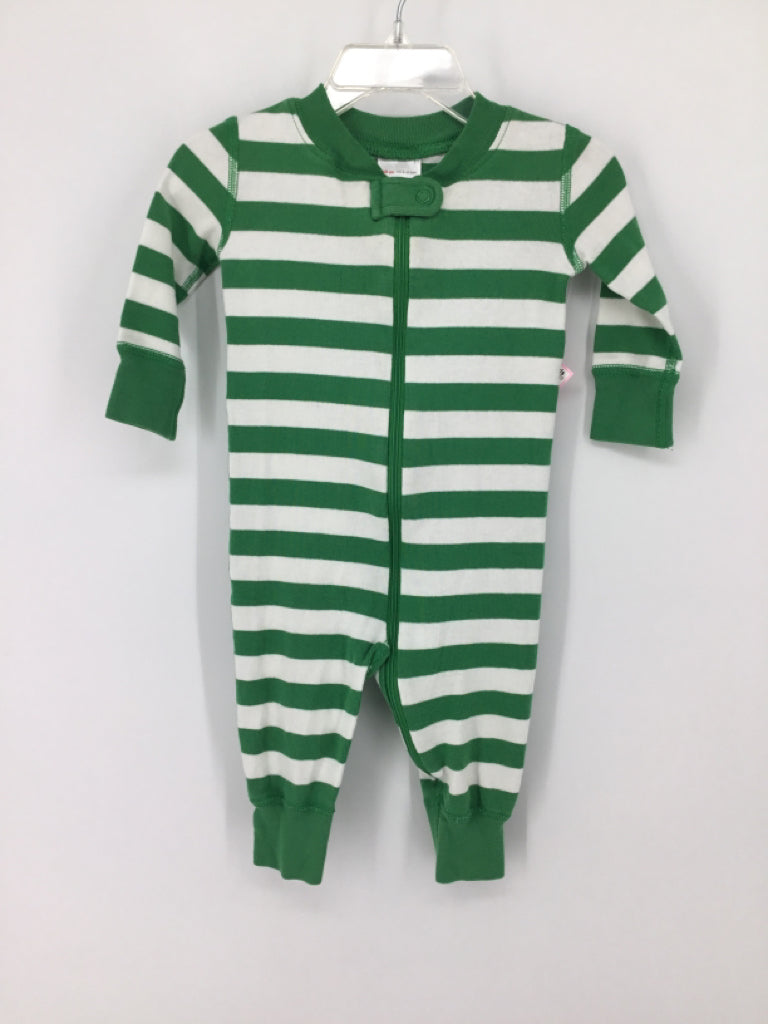 Hanna Andersson Child Size 3-6 Months Green Pajamas - girls
