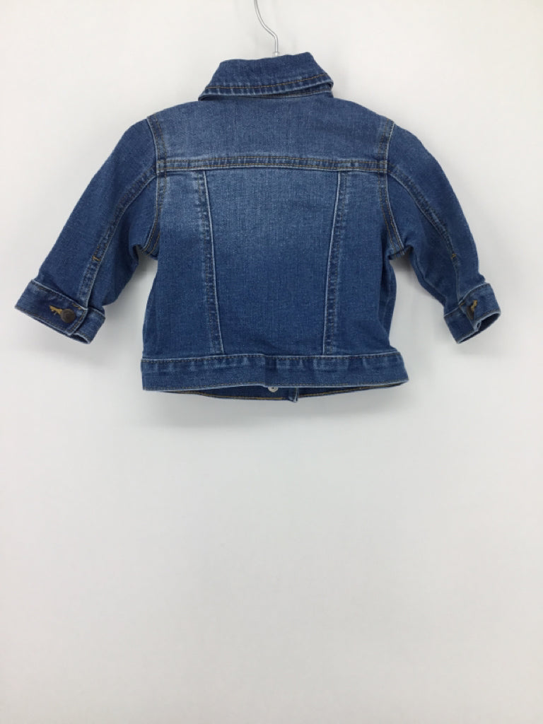 Old Navy Child Size 6-12 Months Blue Solid Jacket - boys