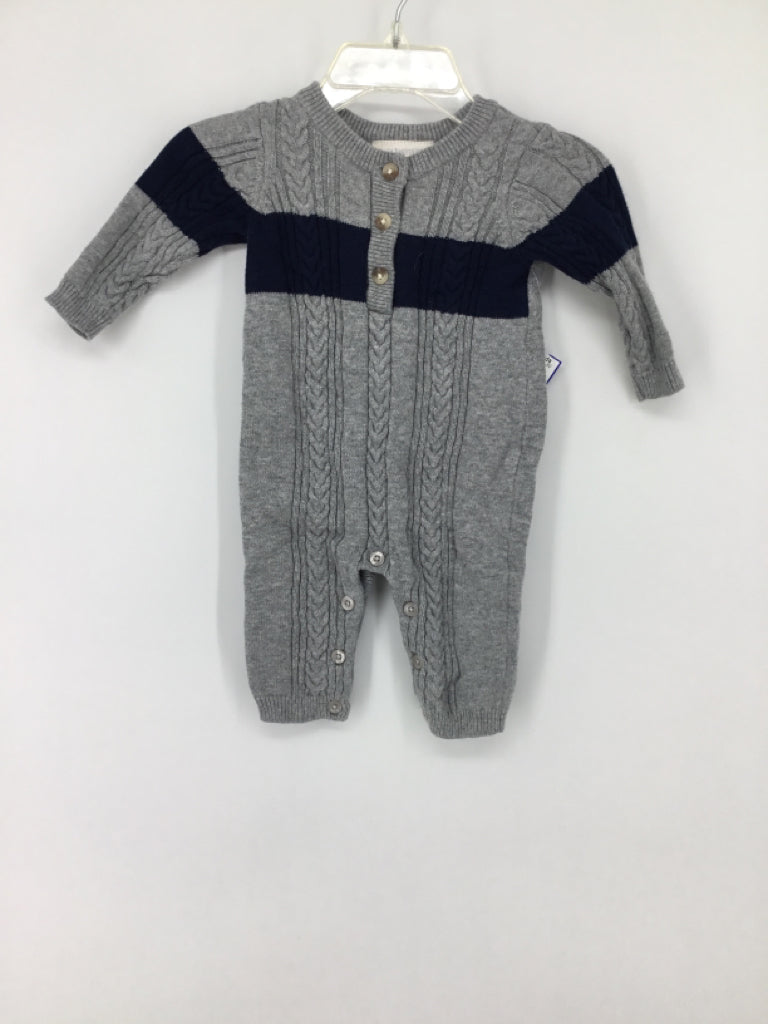 Clasix Beginnings Child Size Newborn Gray Solid Outfit - boys