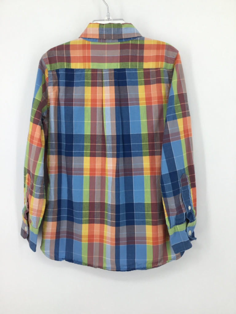 Gap Kids Child Size 6 Multi-Color Plaid Shirt - boys