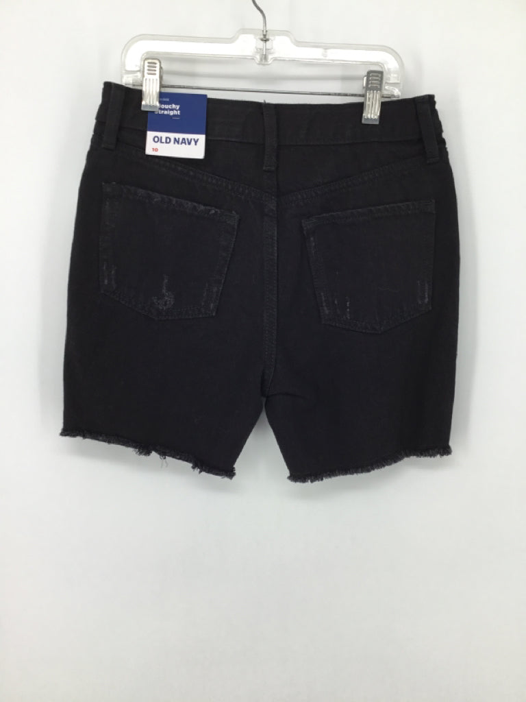 Old Navy Child Size 10 Black Solid Shorts - boys