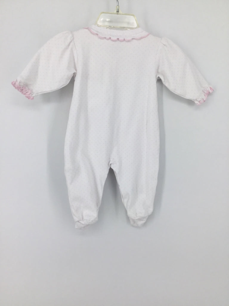 Kissy Kissy Child Size Newborn Pink Sleepers