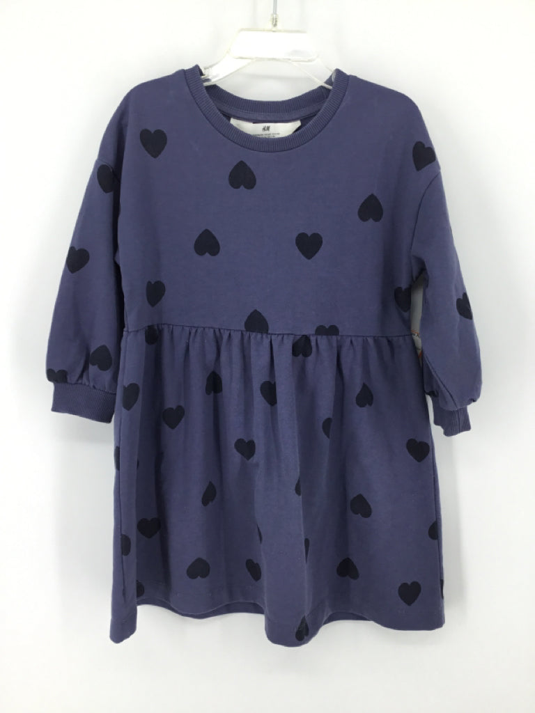 H & M Child Size 3 Blue Dress - girls
