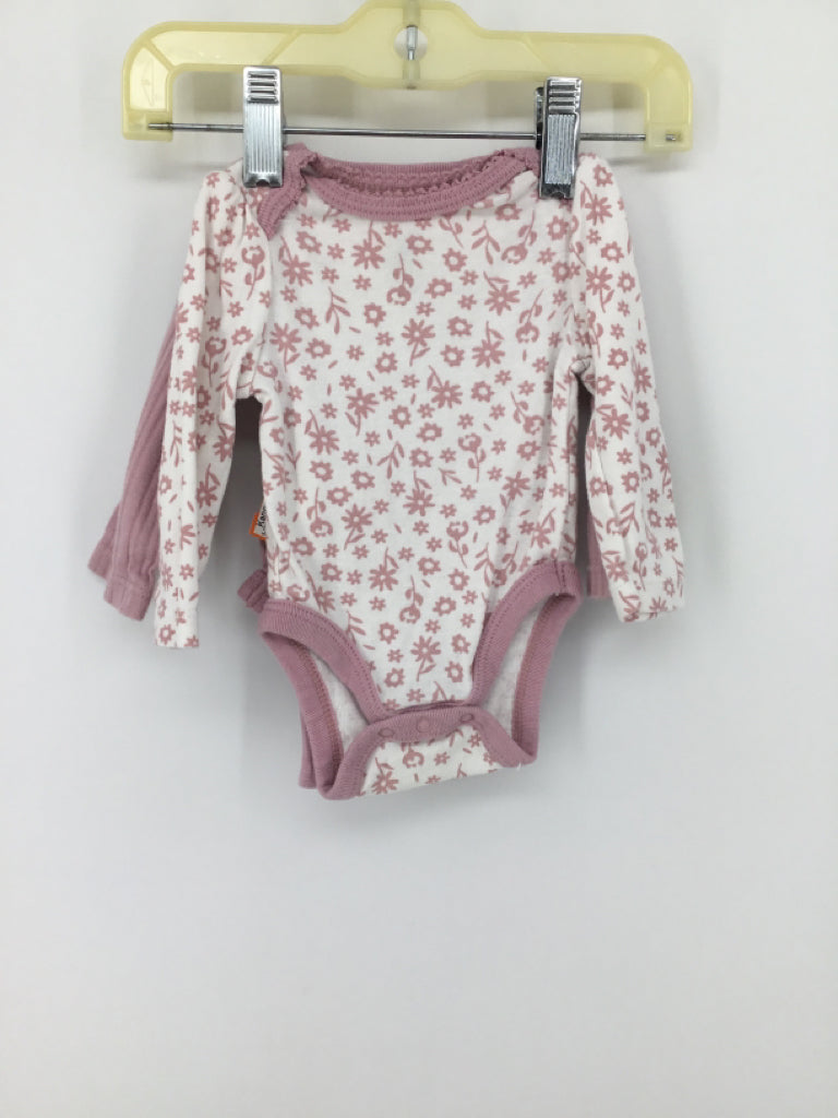 cloud island Child Size Newborn Pink Onesie