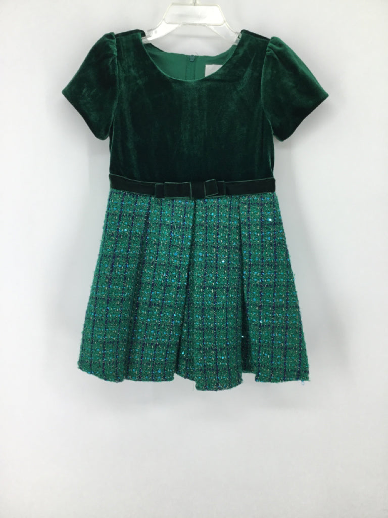 Rare Editions Child Size 3 Green Dress - girls