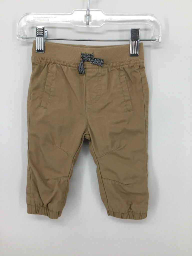 Cat & Jack Child Size 3-6 Months Tan Solid Pants - boys