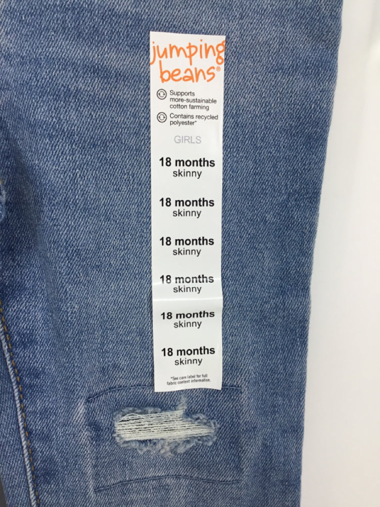 jumping beans Child Size 18 Months Blue Jeans - girls