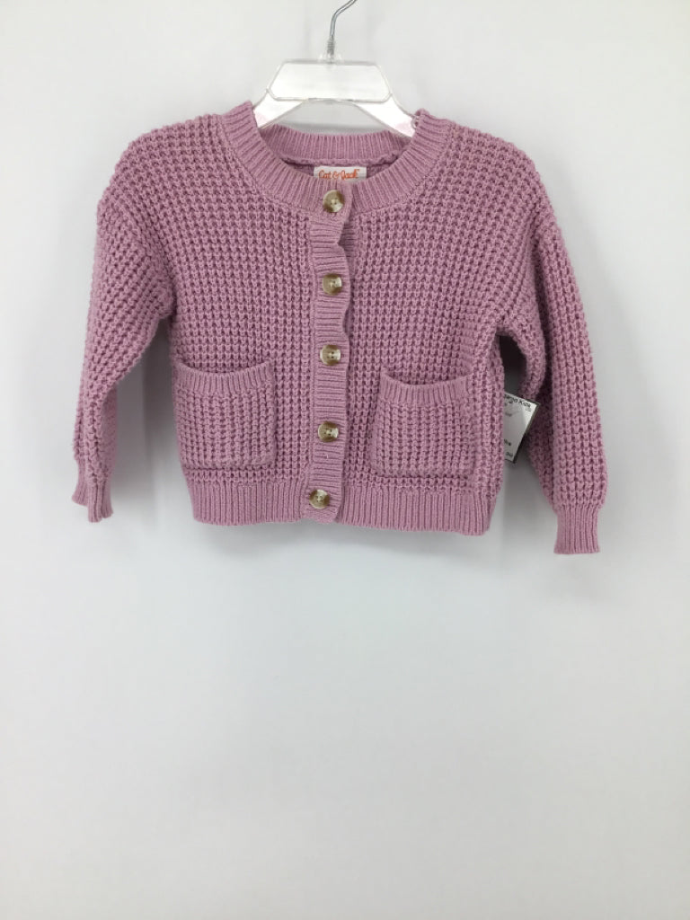 Cat & Jack Child Size 18 Months Purple Sweater - girls