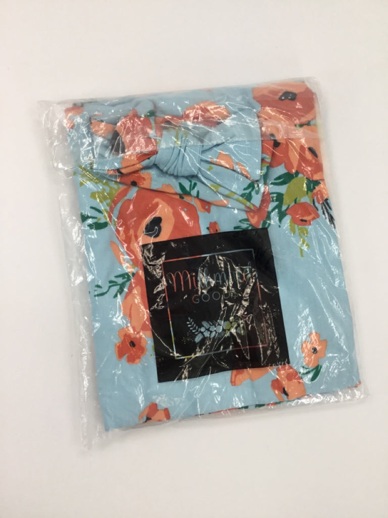 Milkmaid Goods Blue Floral Blanket & Headband