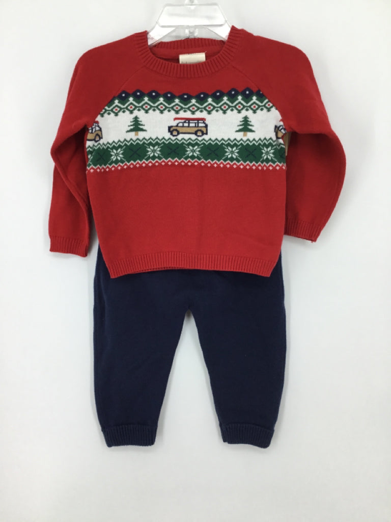First Impressions Child Size 12 Red Christmas Outfit