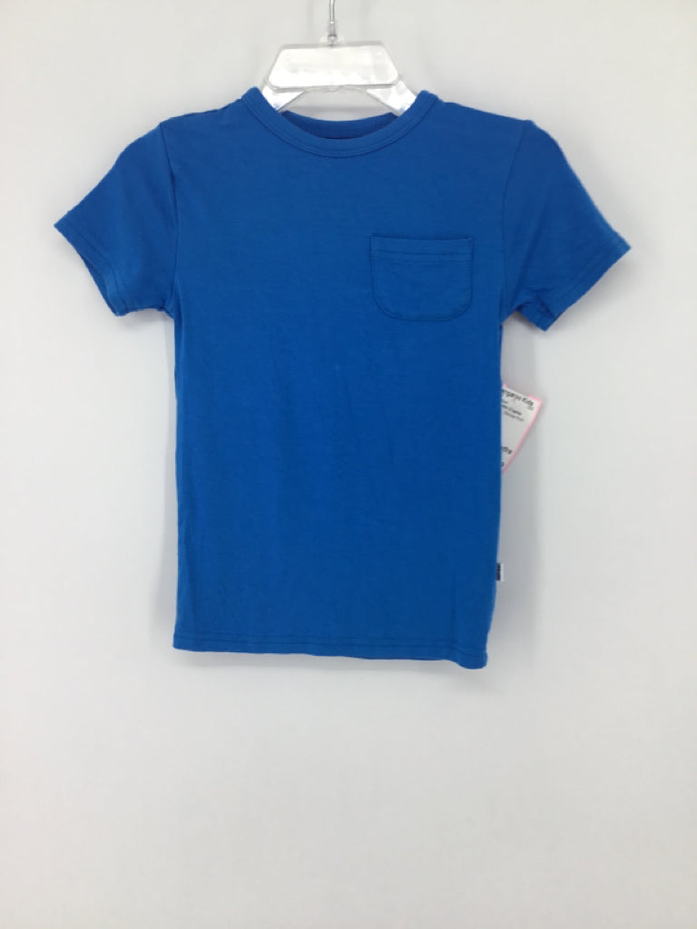 Play by Little Sleepies Child Size 6-12 Months Blue Solid T-shirt - boys