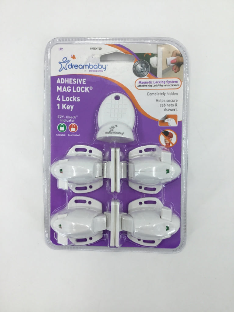 Dream Baby Adhesive Mag Lock - 4 locks 1 key