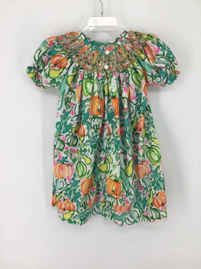 I'm That Mom Child Size 2 Green Halloween Dress