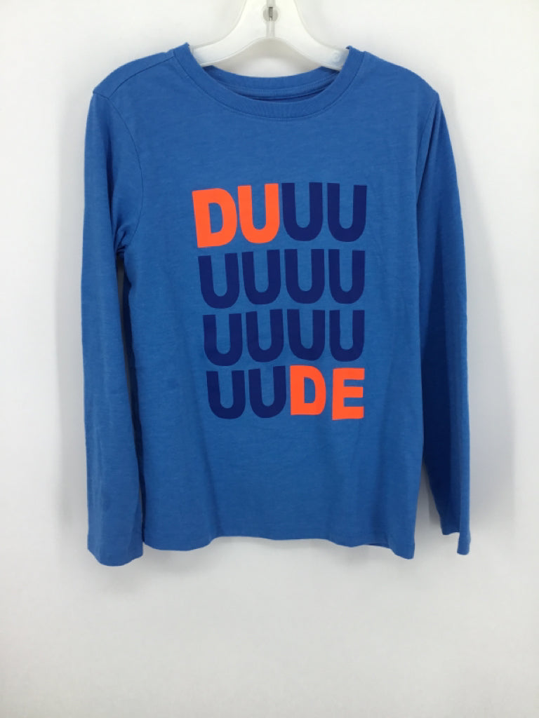 Cat & Jack Child Size 8 Blue screen printed T-shirt - boys