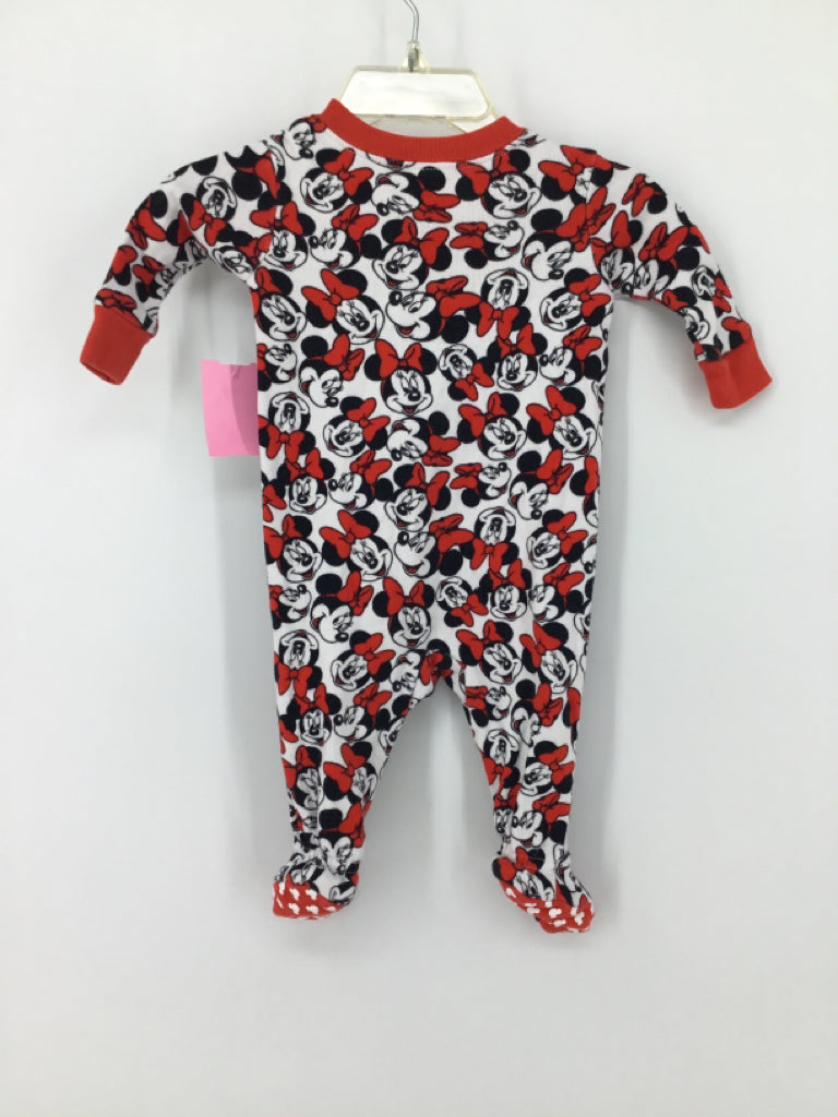 Disney Child Size 0-3 Months Red Sleepers
