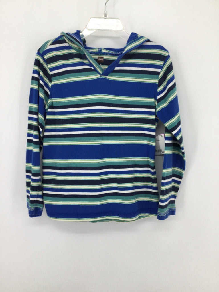 Tea Child Size 6 Blue Stripe Shirt - boys