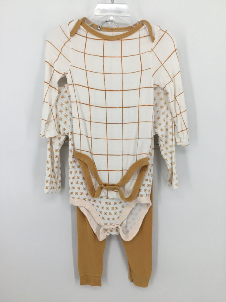 cloud island Child Size 12 Months Yellow Print Outfit - boys