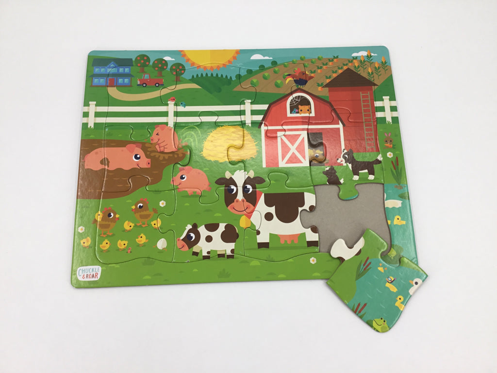 Chuckle & Roar Barn Yard Puzzle