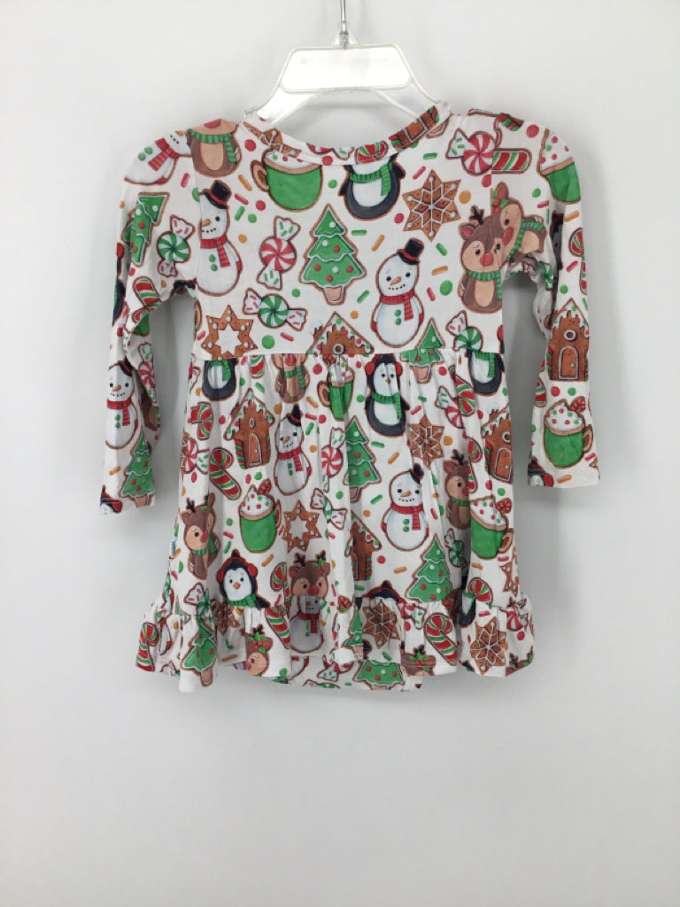 Posh Peanut Child Size 12-18 Months Multi-Color Christmas Outfit