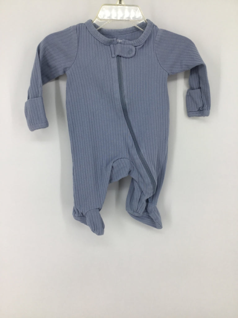 Just One You Made by Carters Child Size Newborn Blue Sleepers