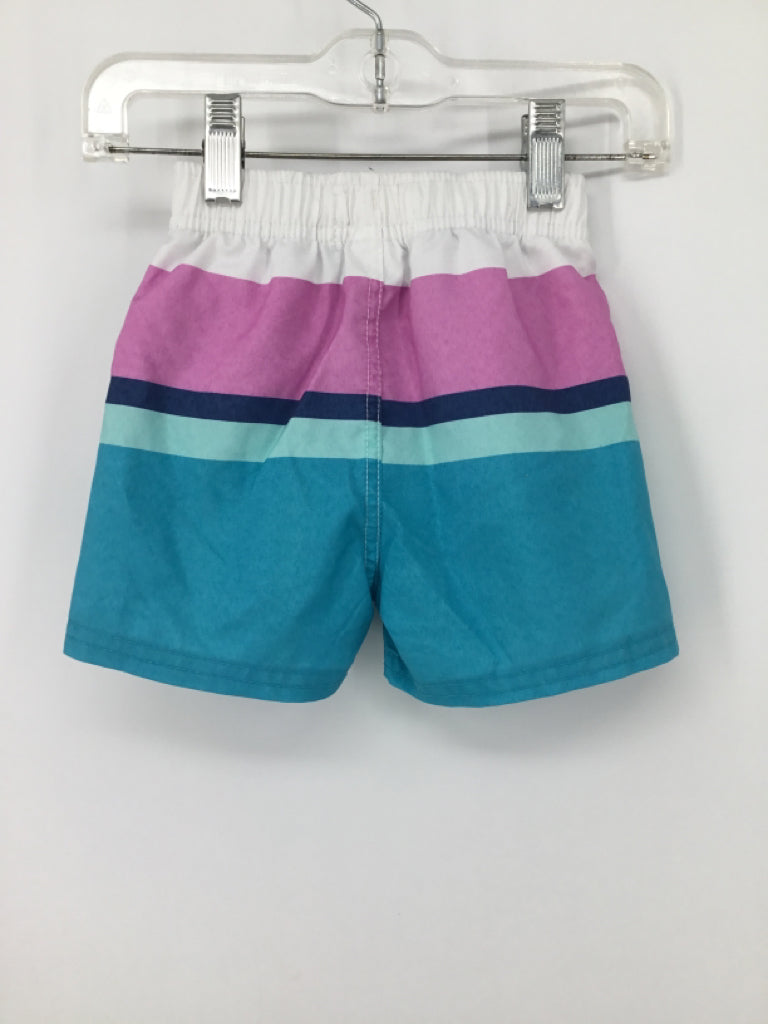 Rugged Butts Child Size 12-18 Months Multi-Color Solid Swimwear - boys