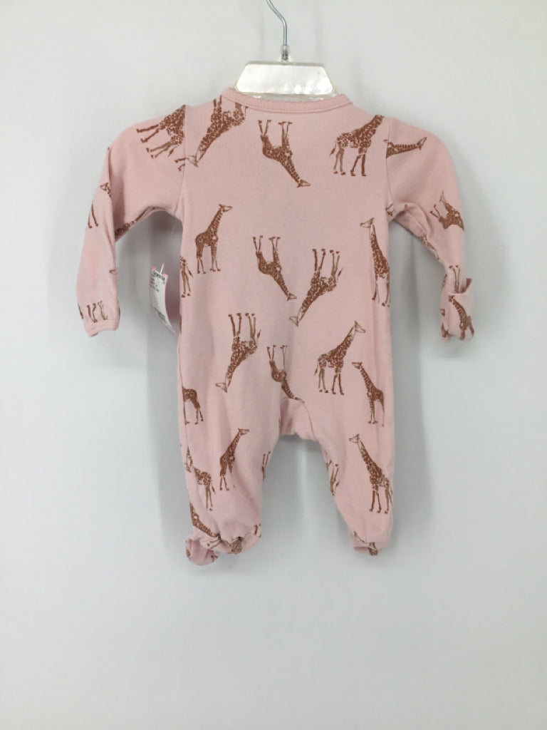 Child of Mine Child Size Newborn Pink Sleepers