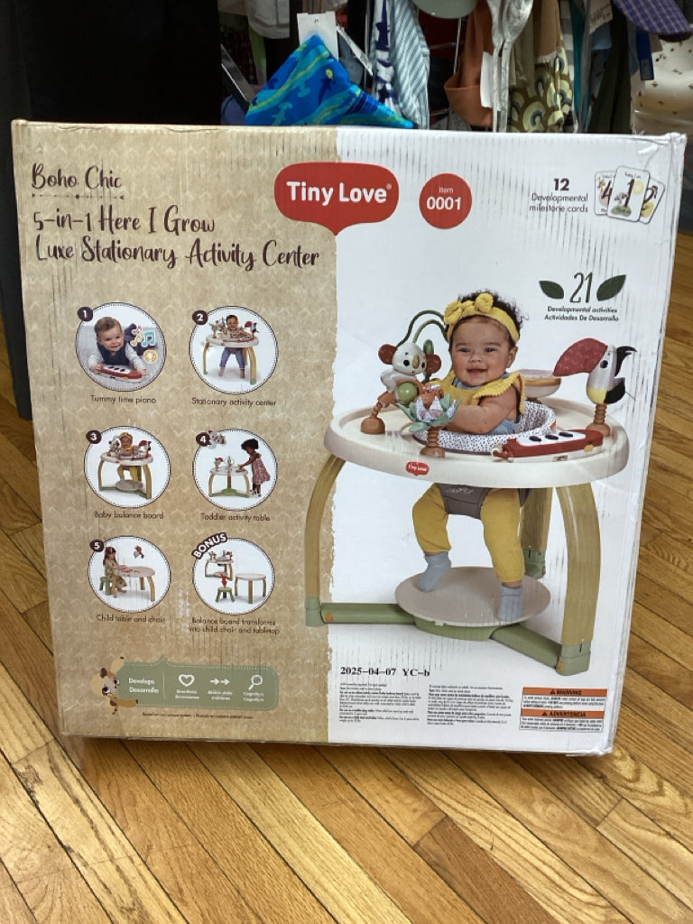 Tiny Love 5-in-1 Deluxe Stationary Activity Center - Boho