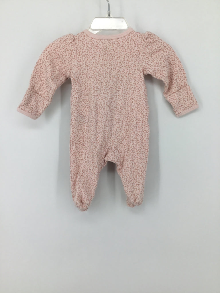 Carter's Child Size Newborn Pink Sleepers