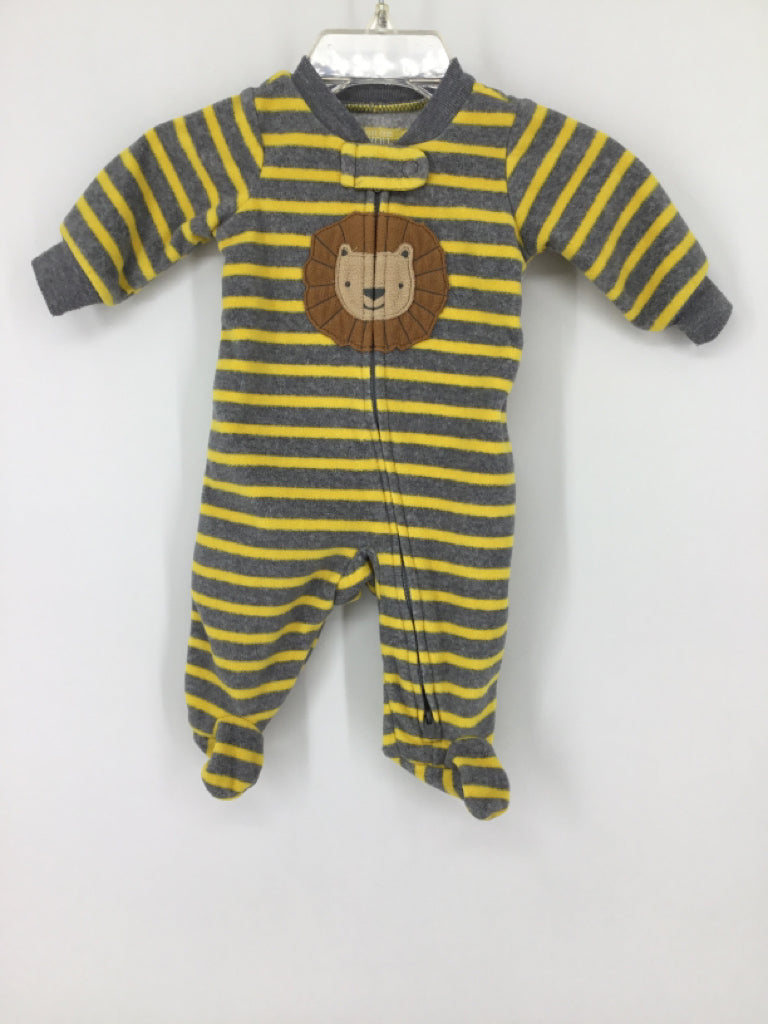 Just One You Made by Carters Child Size Newborn Yellow Sleepers