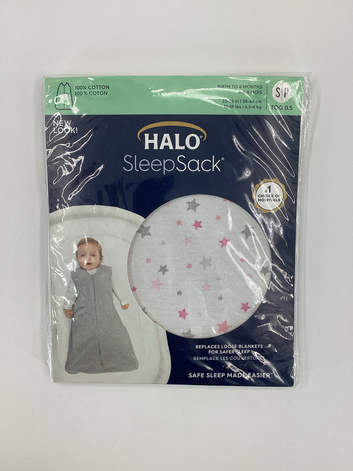 Halo Child Size S White Sleep Sacks & Swaddles